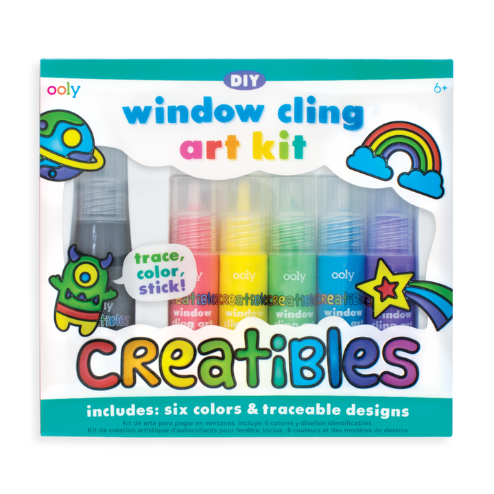 Ooly Creatibles DIY Window Cling Art Kit |Mockingbird Baby & Kids