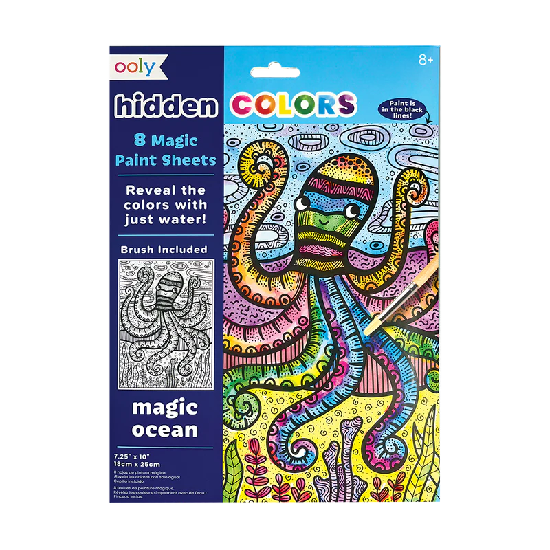 Ooly Hidden Colors Magic Pant Sheets, Magic Ocean |Mockingbird Baby & Kids
