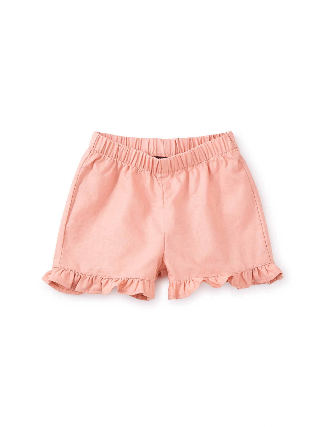 Tea Collection Ruffle Hem Baby Shorts, Cameo Pink |Mockingbird Baby & Kids
