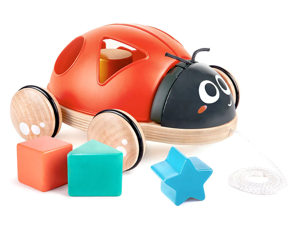 Hape Toys Shape Sorter Ladybug |Mockingbird Baby & Kids