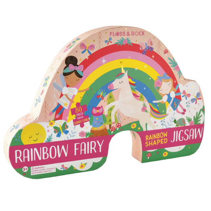 Rainbow Shaped Jigsaw Puzzle, 80 Pieces