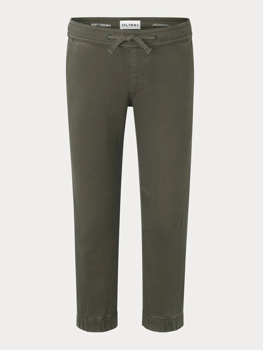 DL1961 Jackson Jogger, Army Green Ultimate Twill |Mockingbird Baby & Kids