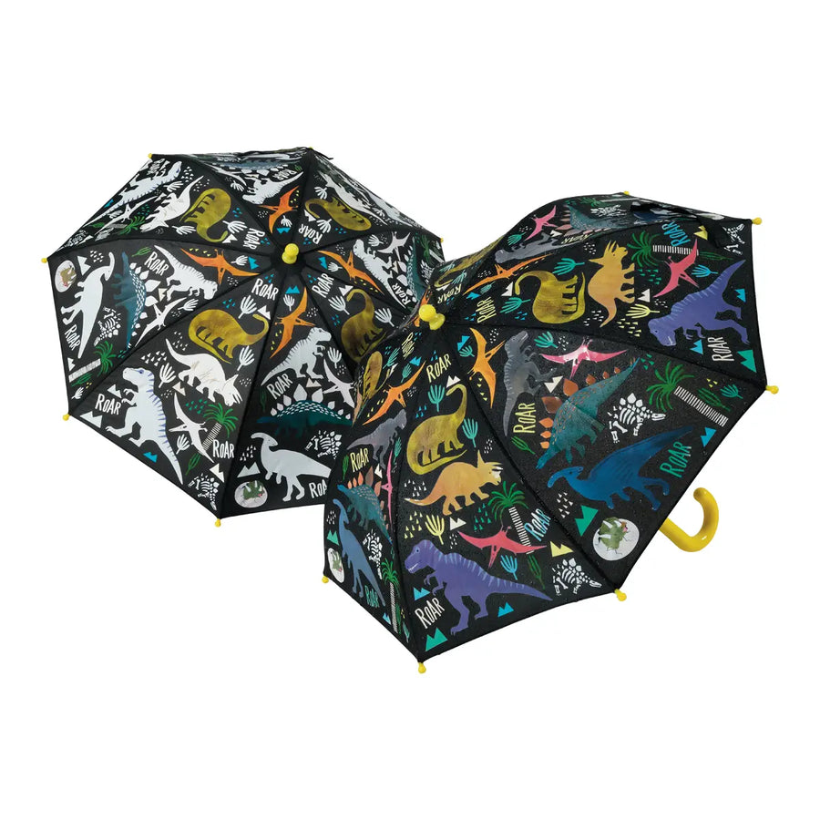 Floss & Rock Dinosaur Color Changing Umbrella |Mockingbird Baby & Kids