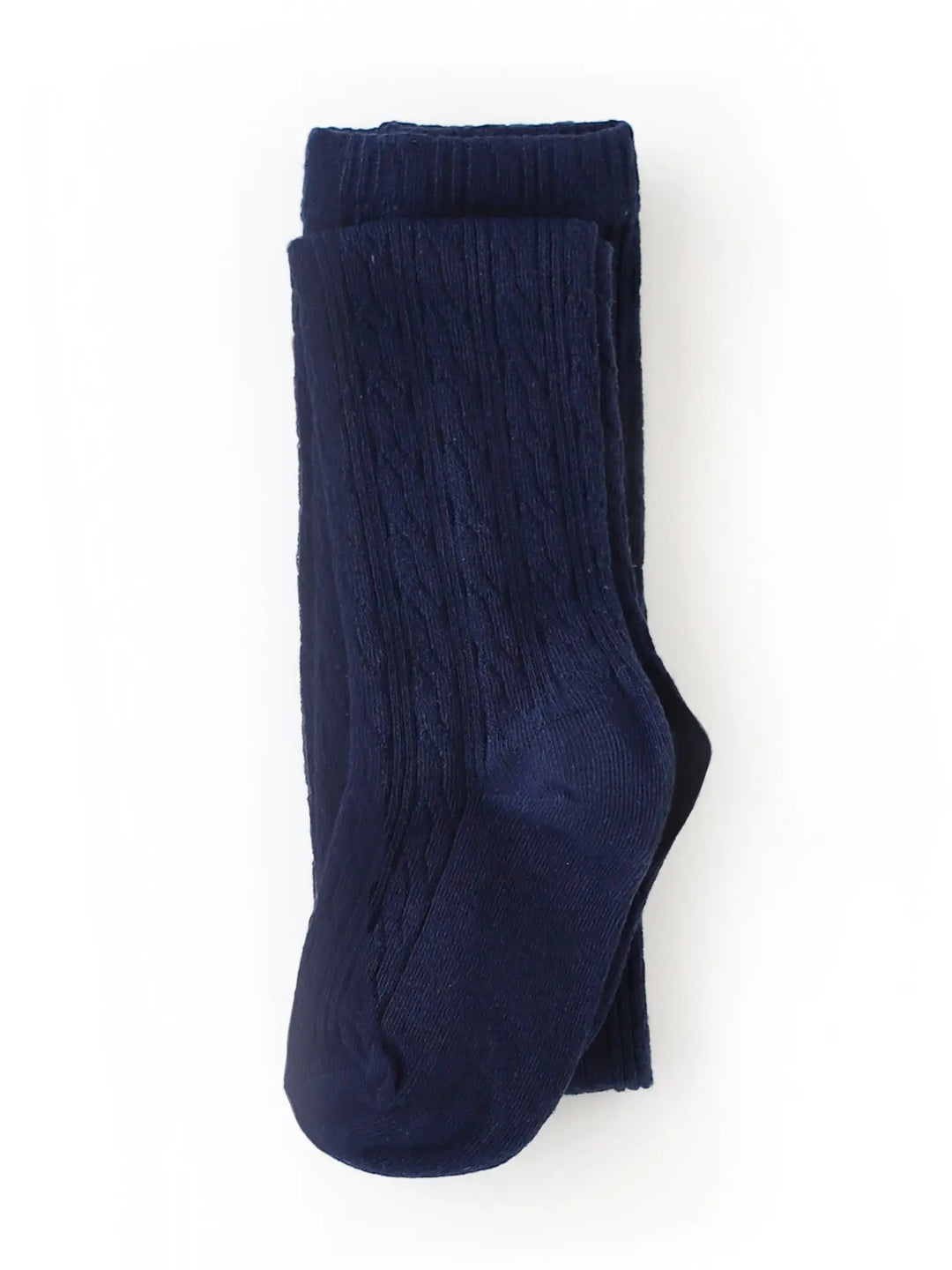 Little Stocking Company Navy Cable Knit Tights |Mockingbird Baby & Kids
