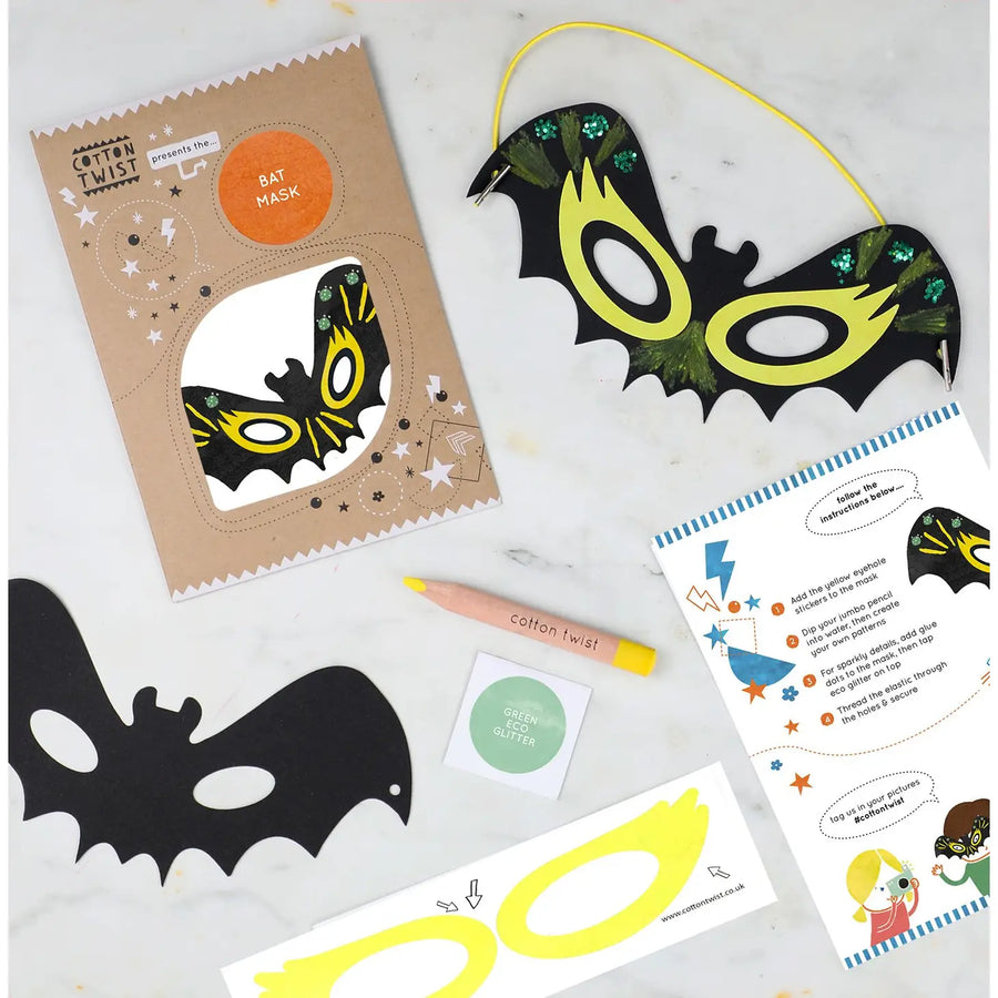 Cotton Twist Make Your Own Bat Mask |Mockingbird Baby & Kids