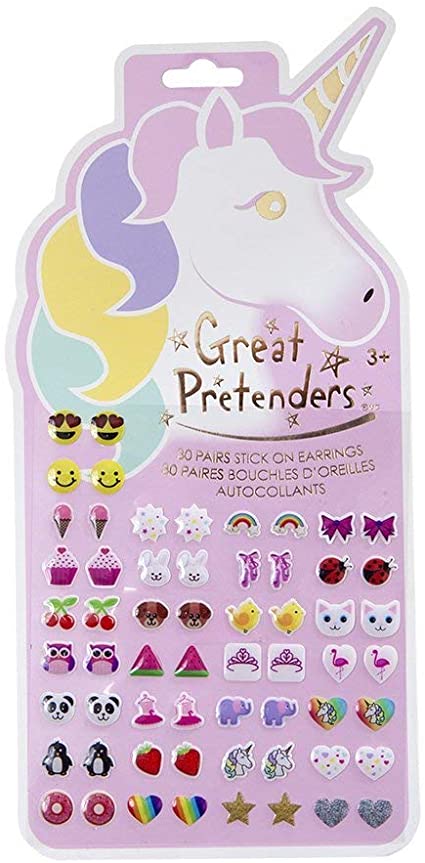 Great Pretenders Unicorn Stick On Earrings |Mockingbird Baby & Kids