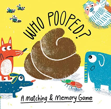 Laurence King Who Pooped? A Matching & Memory Game |Mockingbird Baby & Kids