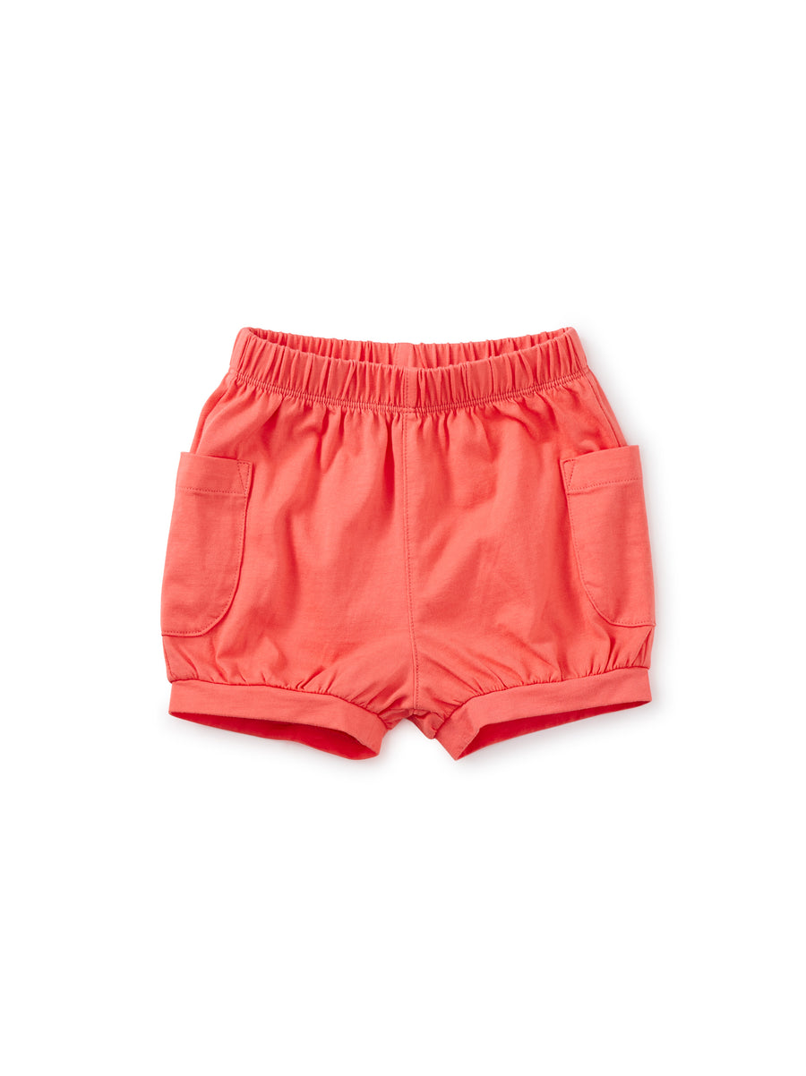 Tea Collection Bubble Pocket Baby Shorts, Sunset Pink |Mockingbird Baby & Kids