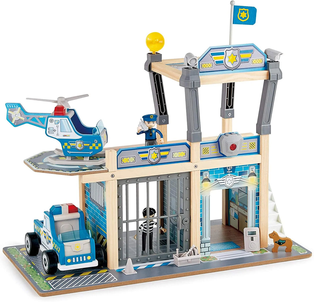 Hape Toys Metro Police Station Play Toy Set |Mockingbird Baby & Kids