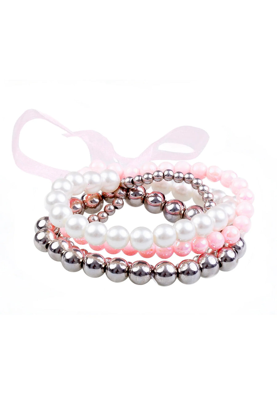 Great Pretenders Pearly to Wed Bracelets - Set of 4 |Mockingbird Baby & Kids