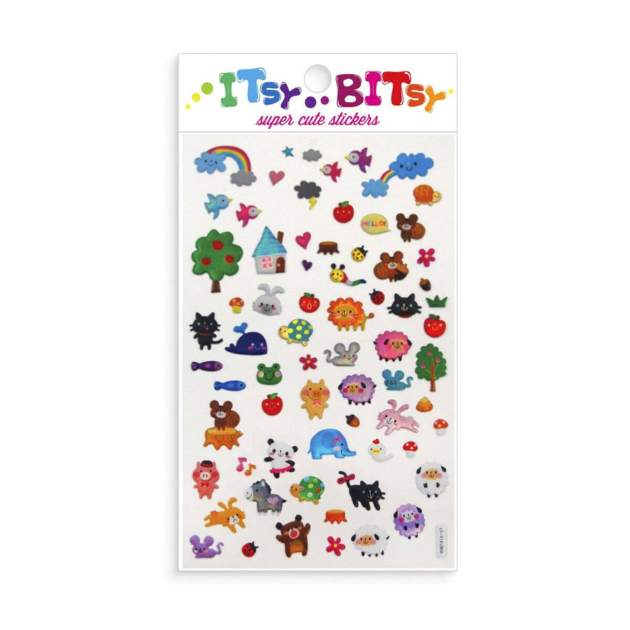 Ooly Itsy Bitsy Stickers - Animal Town |Mockingbird Baby & Kids