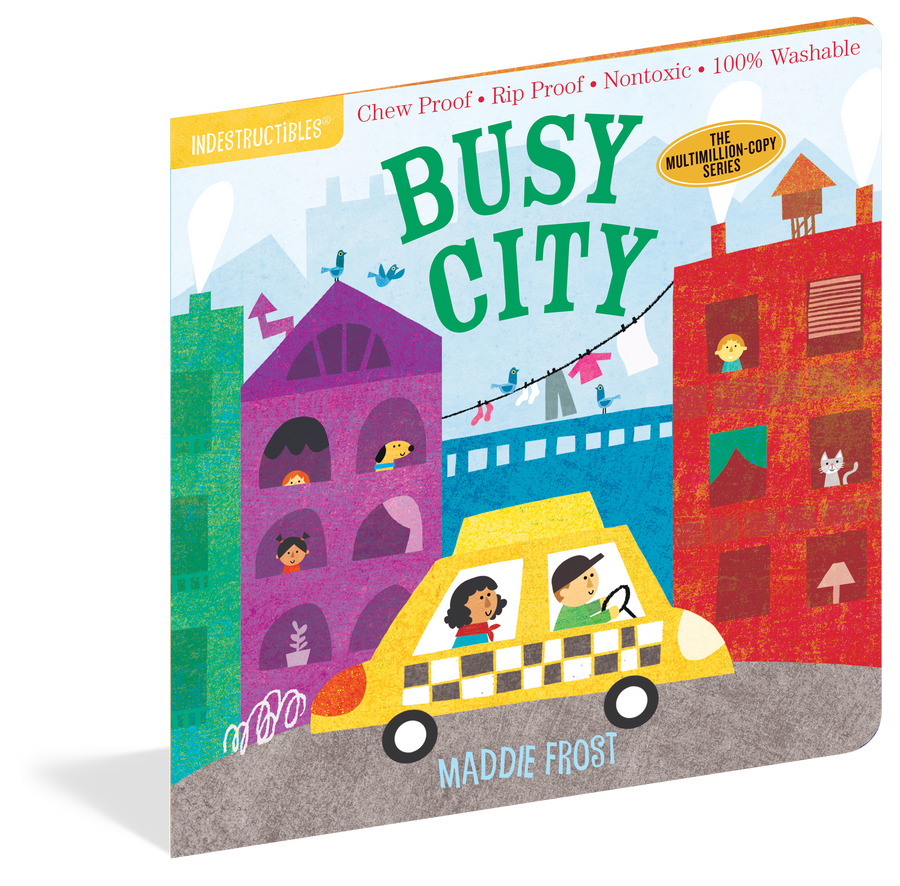Workman Indestructibles: Busy City by Maddie Frost |Mockingbird Baby & Kids