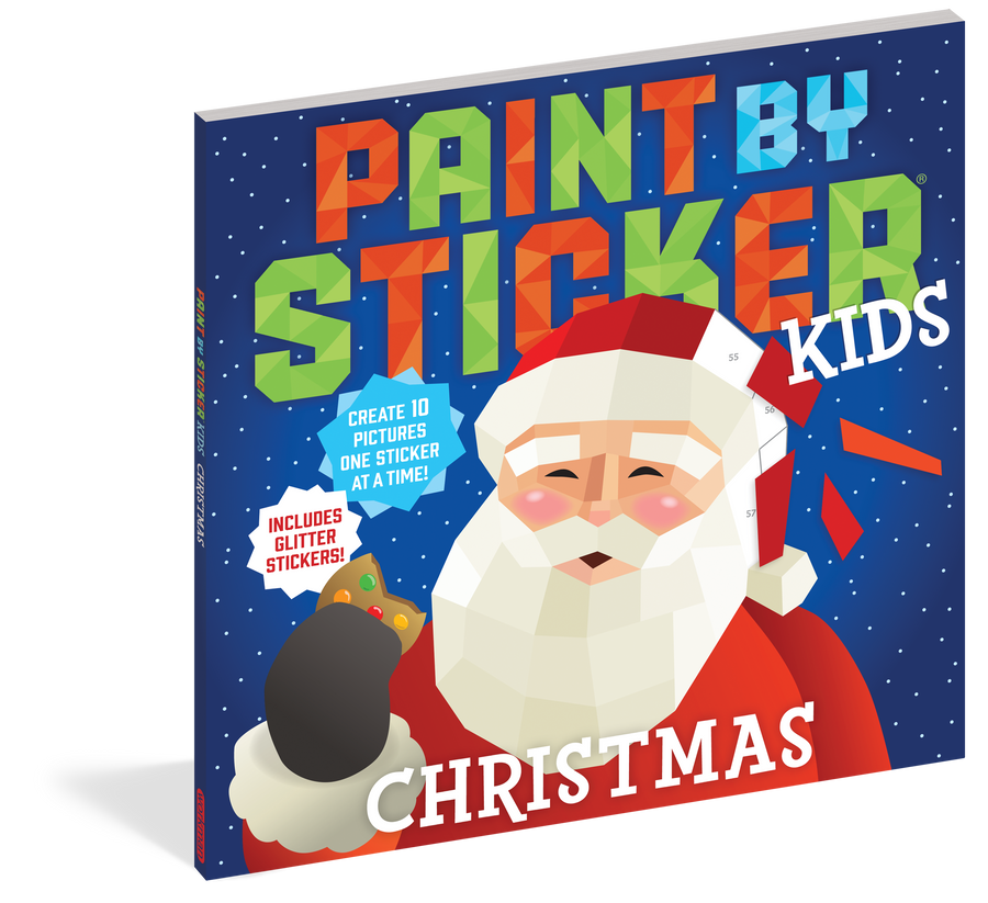 Workman Paint by Sticker Kids: Christmas |Mockingbird Baby & Kids