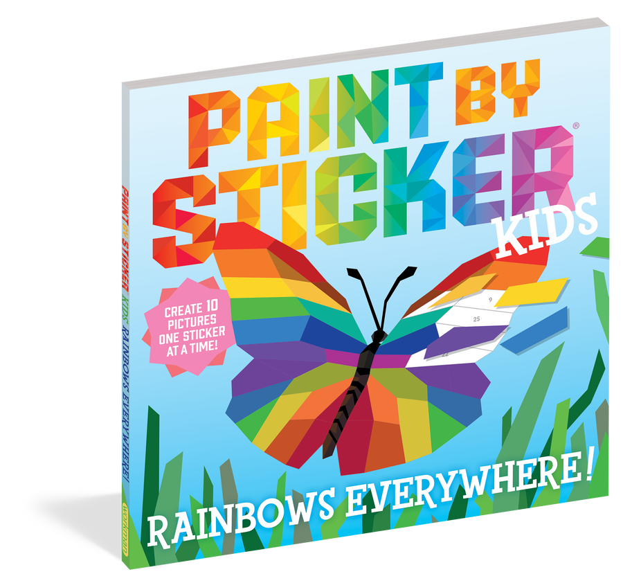 Workman Paint by Sticker Kids: Rainbows |Mockingbird Baby & Kids