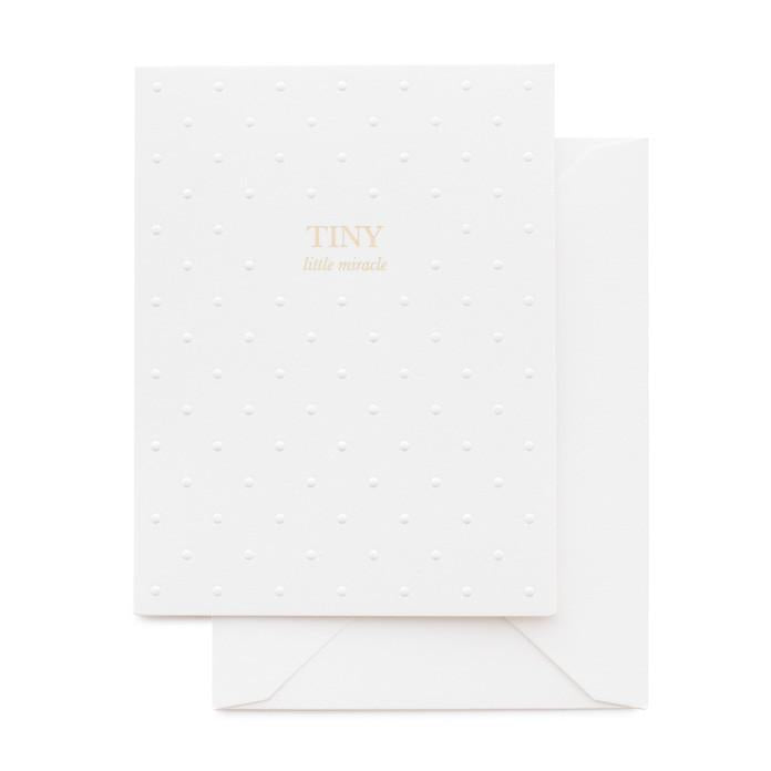 Sugar Paper Tiny Little Miracle Card |Mockingbird Baby & Kids