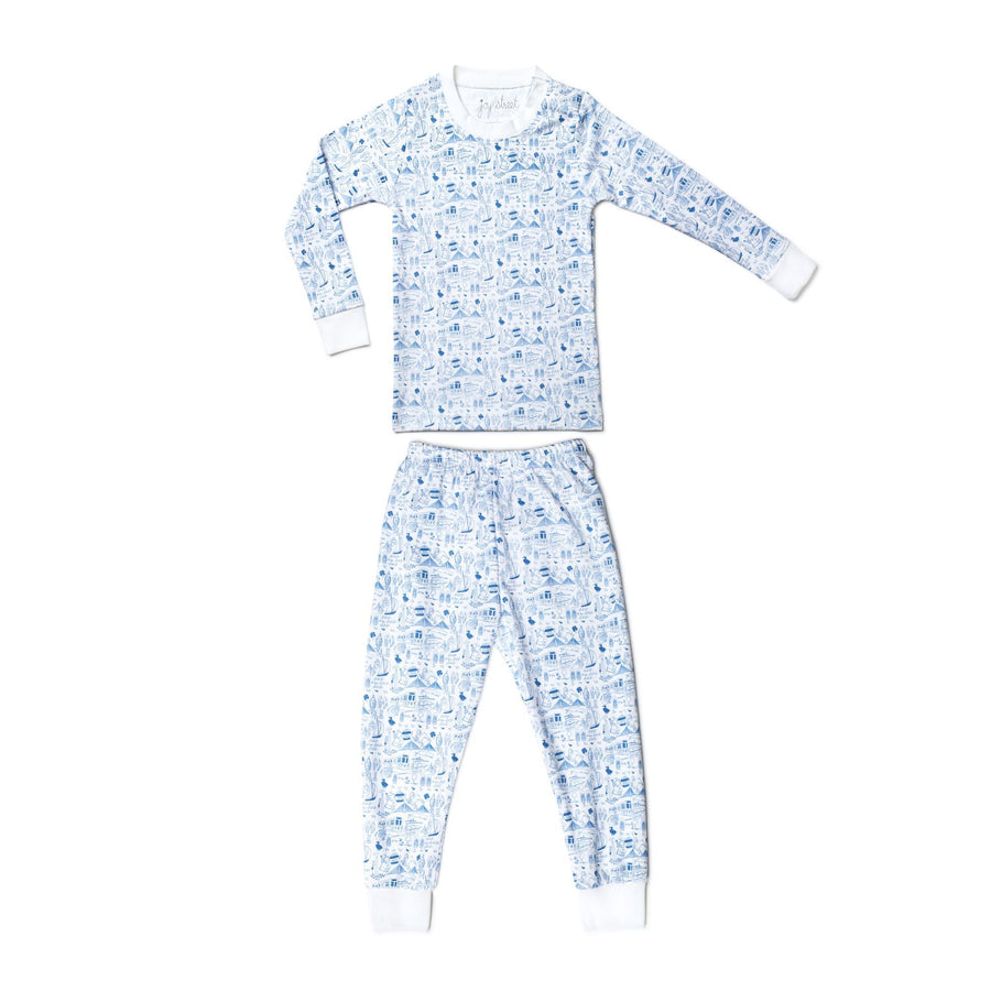 Joy Street Kids Boston Pajamas, Sailor Blue |Mockingbird Baby & Kids