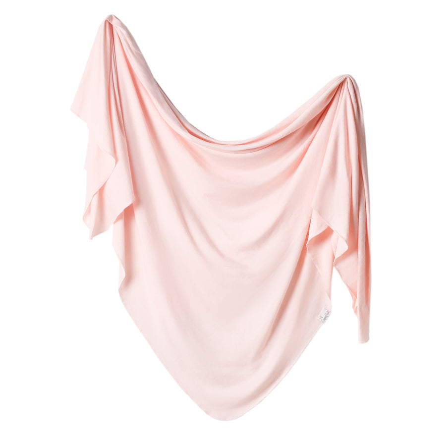 Copper Pearl Blush Single Knit Swaddle Blanket |Mockingbird Baby & Kids