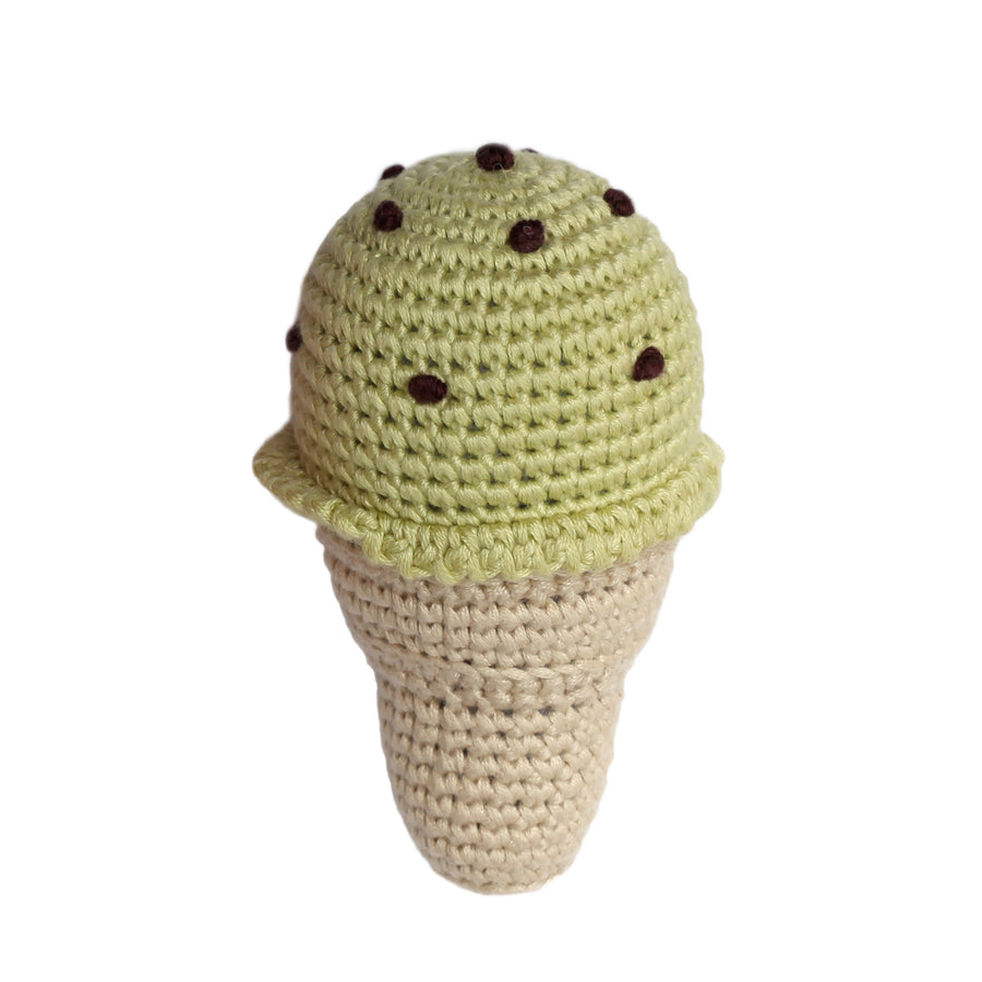 Cheengoo Mint Ice Cream Rattle |Mockingbird Baby & Kids