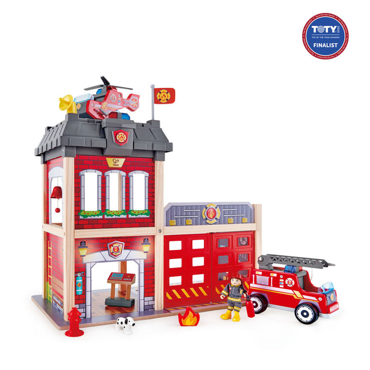 Hape Toys Fire Station Playset |Mockingbird Baby & Kids