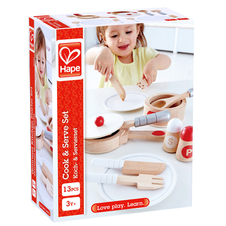 Hape Toys Cook & Serve Set |Mockingbird Baby & Kids