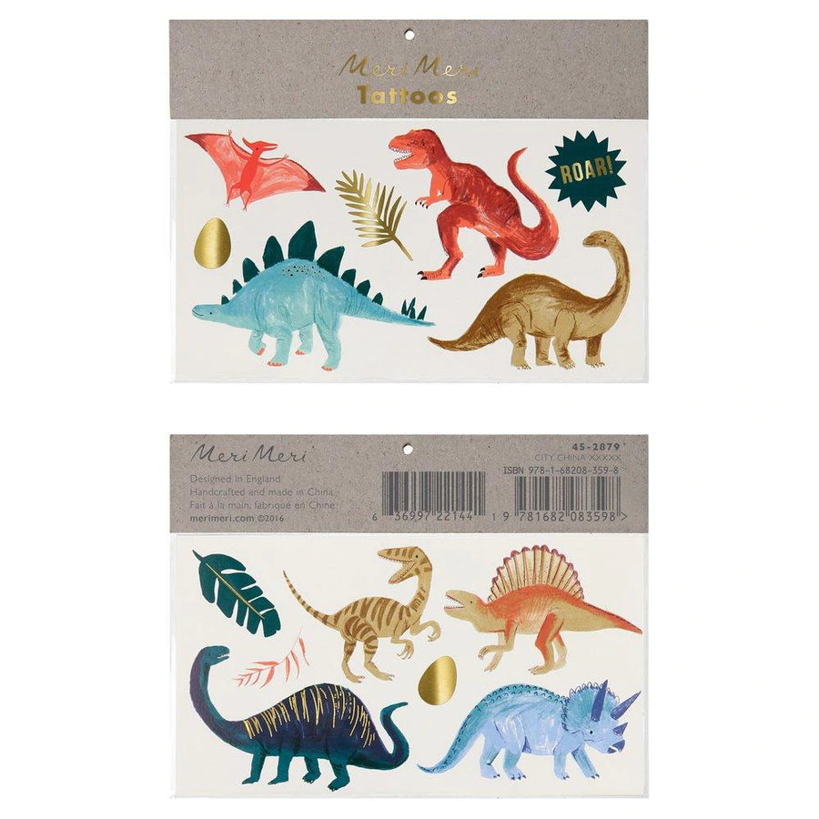 Meri Meri Large Dinosaur Kingdom Tattoos |Mockingbird Baby & Kids