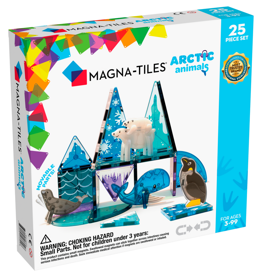 Magnatiles Magna-Tiles® Arctic Animals 25-Piece Set |Mockingbird Baby & Kids Boutique