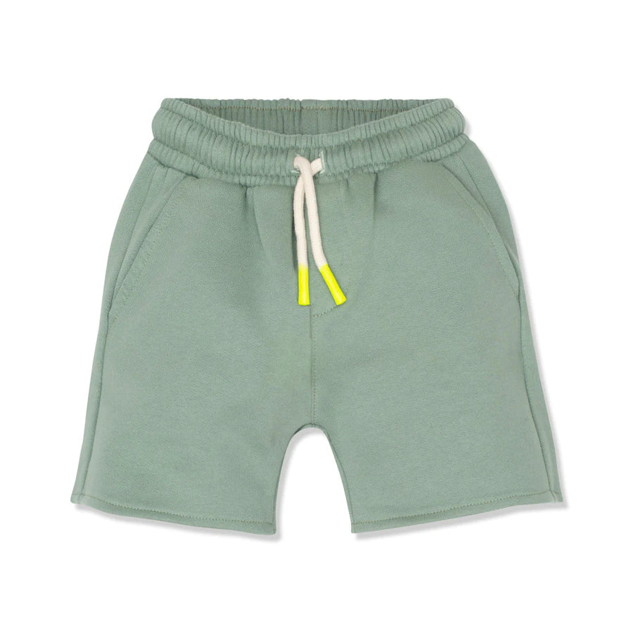Mon Coeur Patches Short, Dried Sage |Mockingbird Baby & Kids