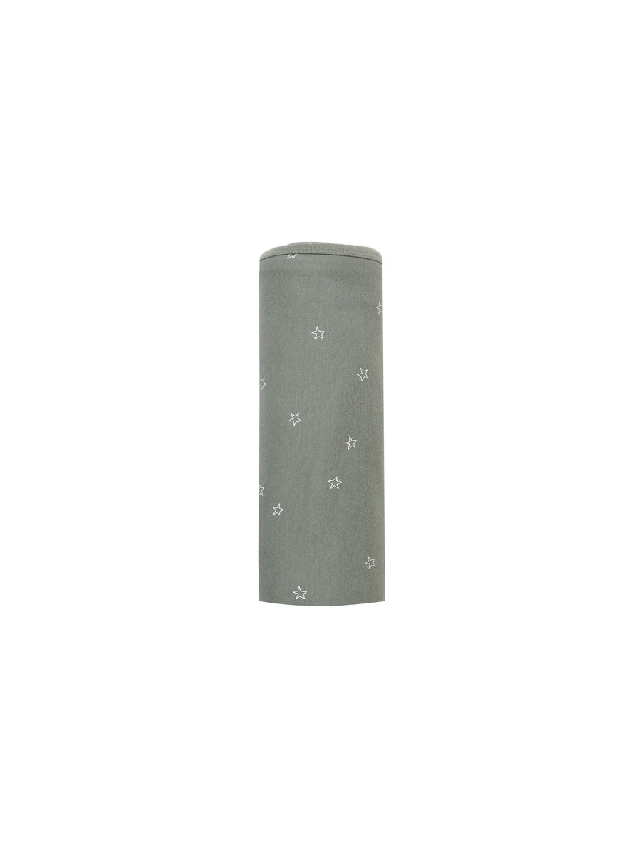 Quincy Mae Stars Baby Swaddle, Sea Green |Mockingbird Baby & Kids