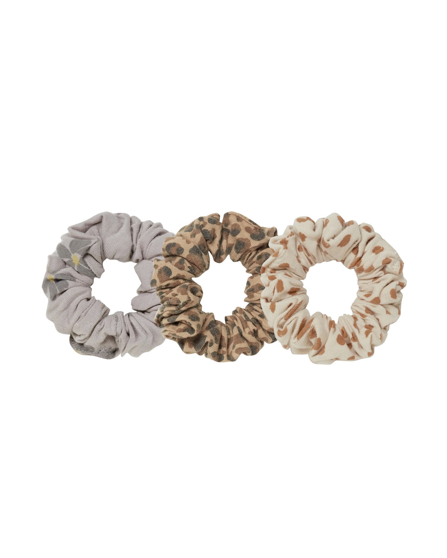 Rylee + Cru Scrunchie Set - Cloud Daises, Cheetah, Spot |Mockingbird Baby & Kids