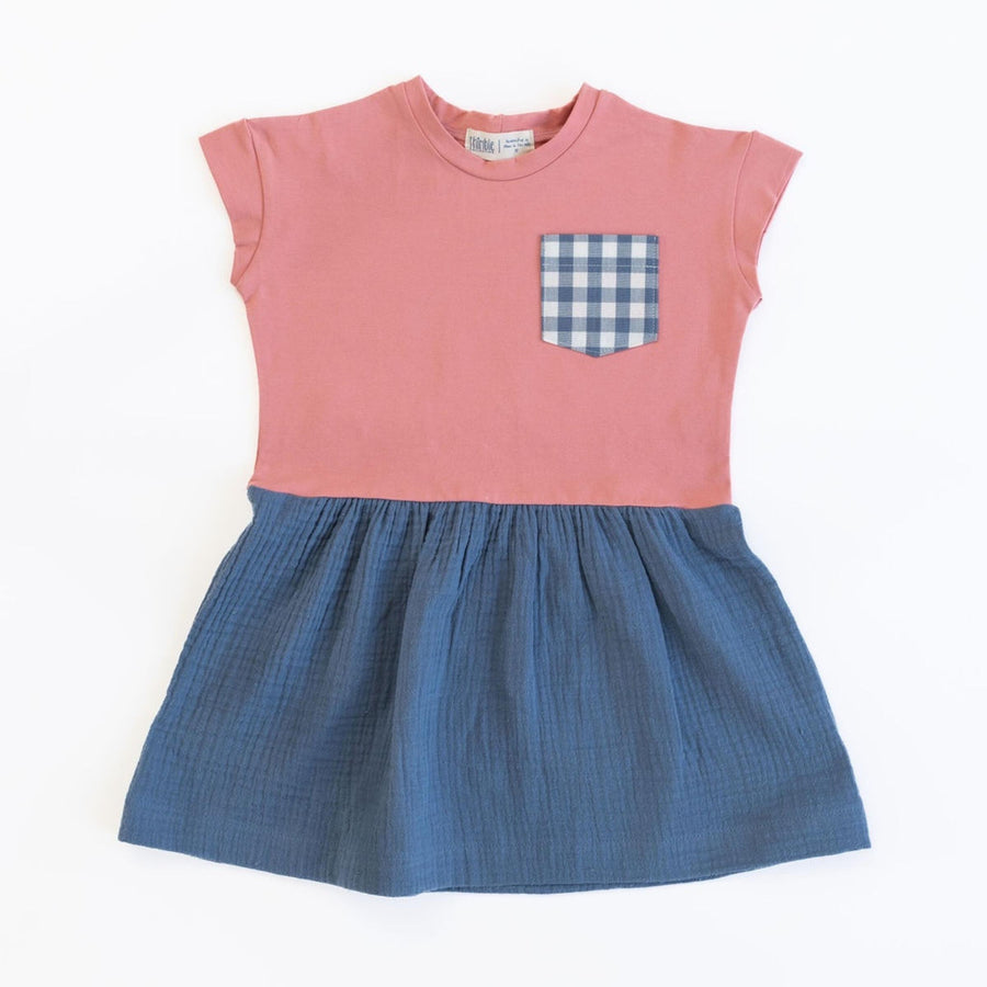 Thimble Collection Casual Dress in Ocean Reef |Mockingbird Baby & Kids