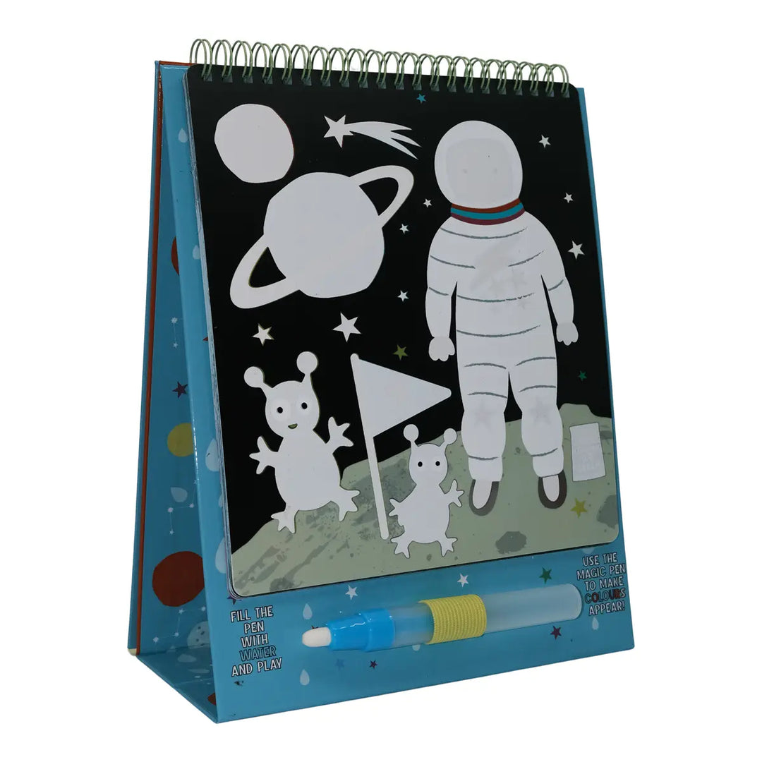 Space Color Changing Easel Watercard and Pen