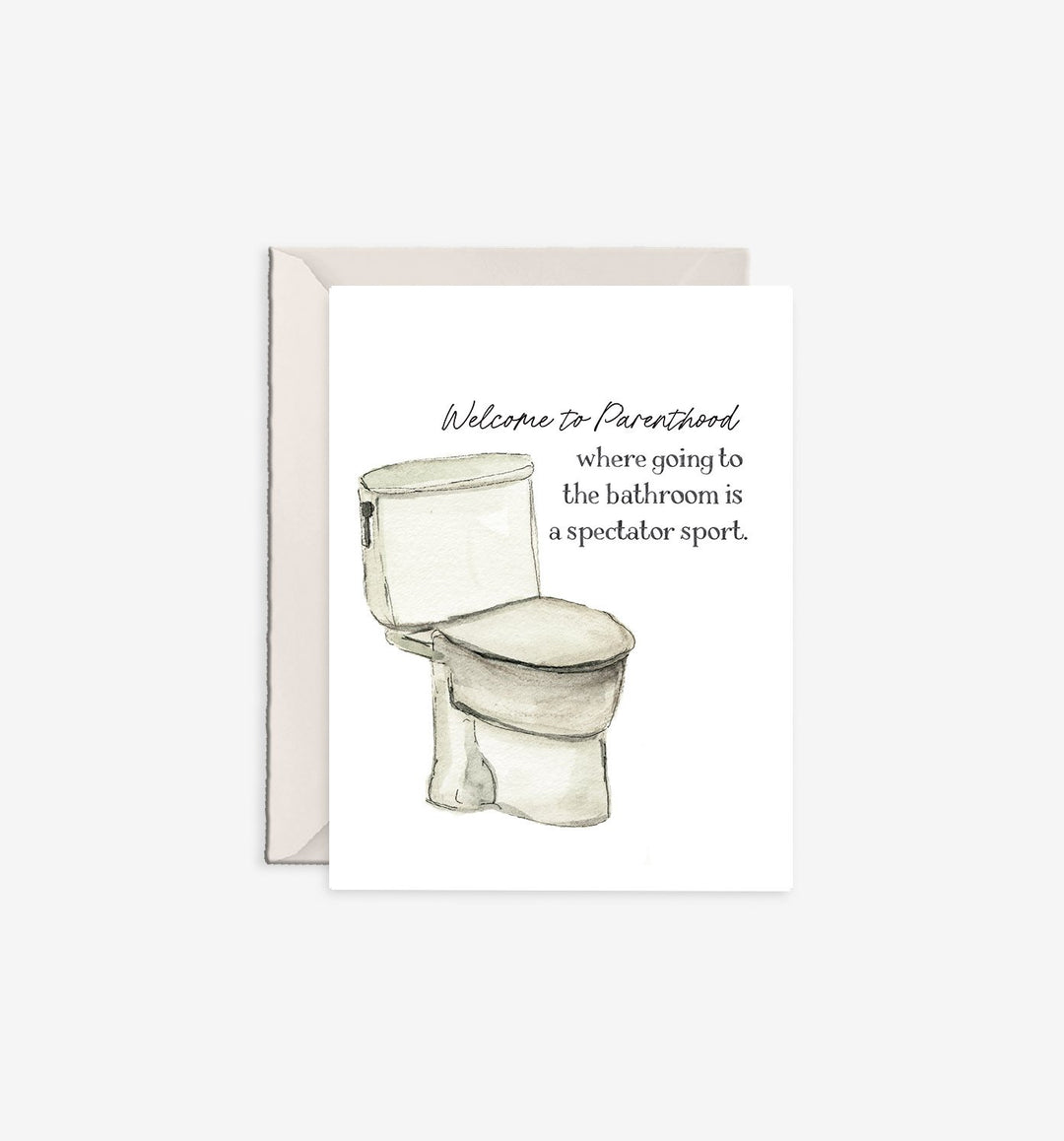 emmy + olly Bathroom Sport Greeting Card |Mockingbird Baby & Kids