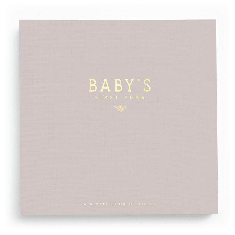 Lucy Darling Honey Bee Luxury Memory Baby Book |Mockingbird Baby & Kids