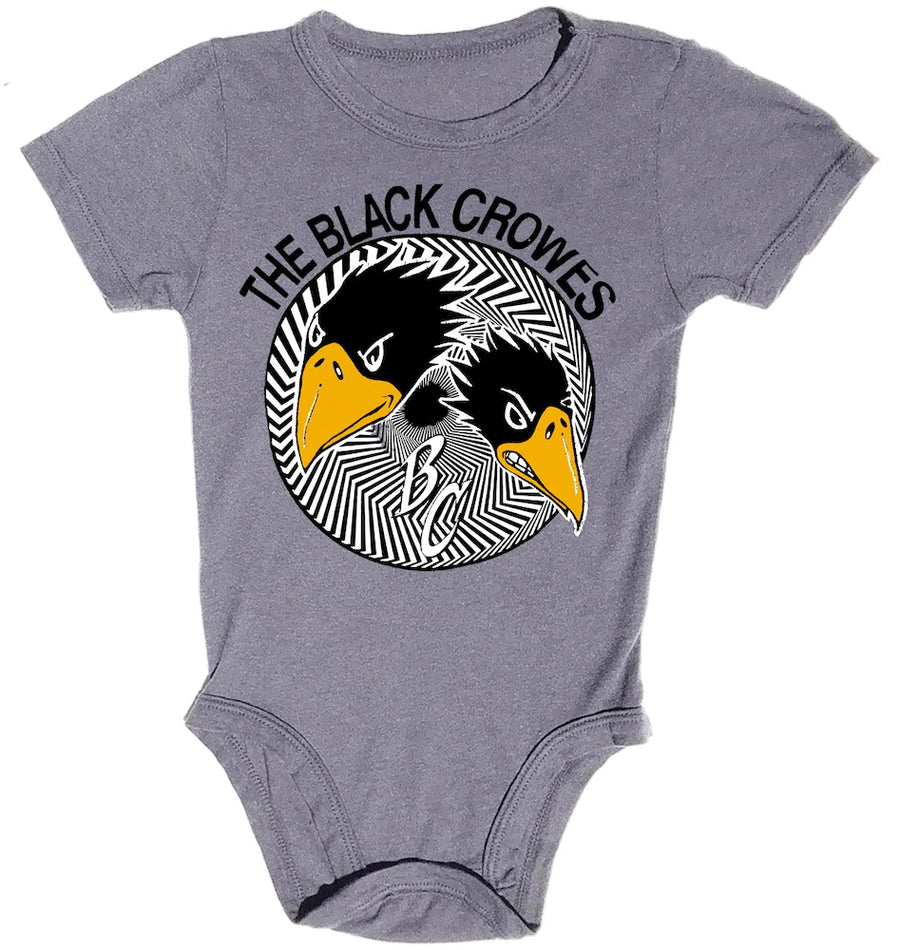 Rowdy Sprout Black Crowes Onesie |Mockingbird Baby & Kids