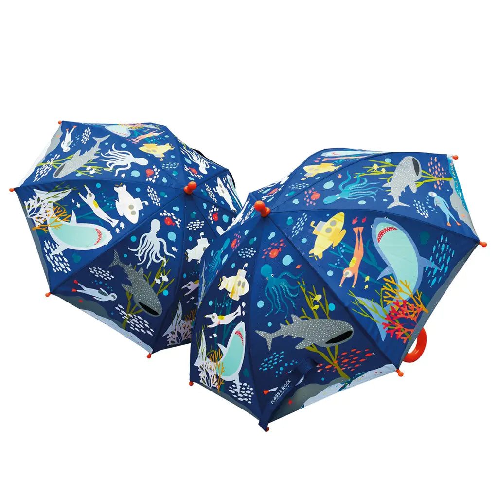 Floss & Rock Deep Sea Umbrella |Mockingbird Baby & Kids Boutique