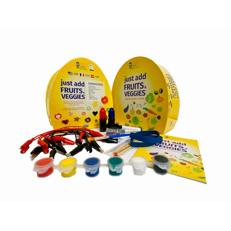 Griddly Games Just Add Fruits and Veggies Science Kit |Mockingbird Baby & Kids