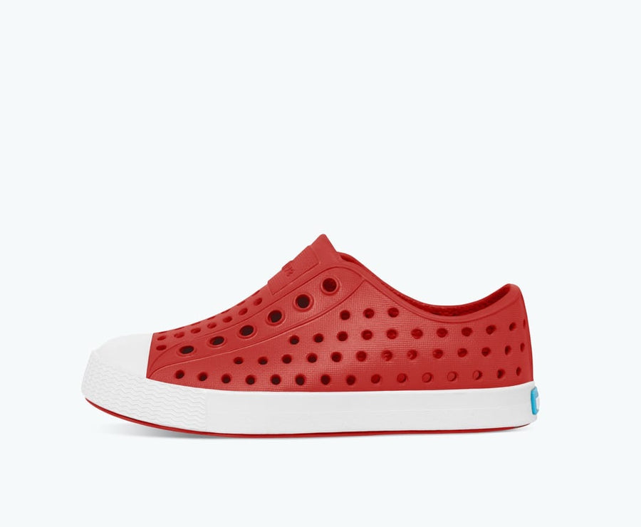 Native Shoes Jefferson Slip-Ons, Torch Red / Shell White |Mockingbird Baby & Kids