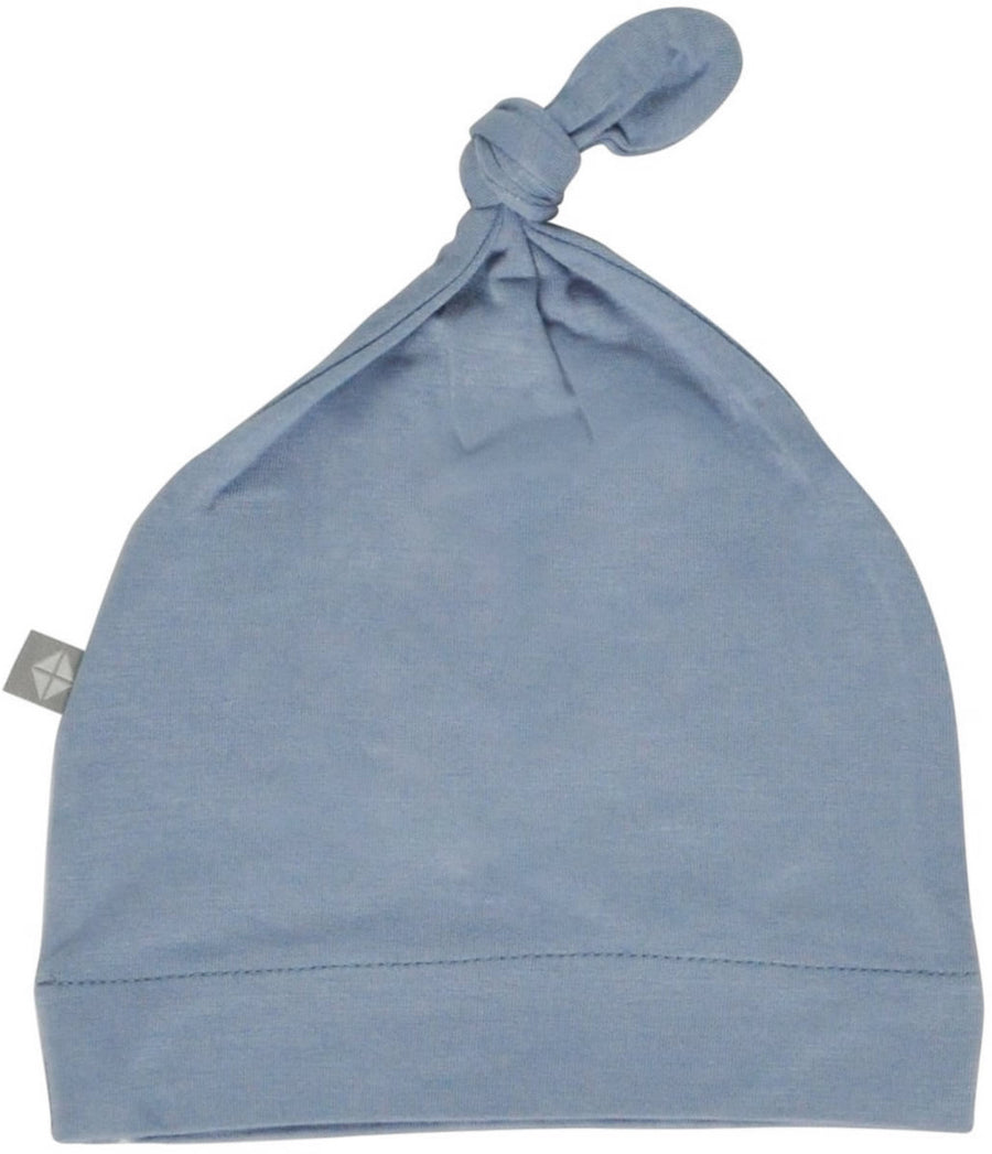 Kyte Baby Solid Knotted Cap, Slate |Mockingbird Baby & Kids