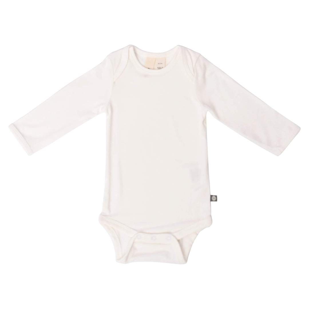 Kyte Baby Long Sleeve Bodysuit in Cloud |Mockingbird Baby & Kids