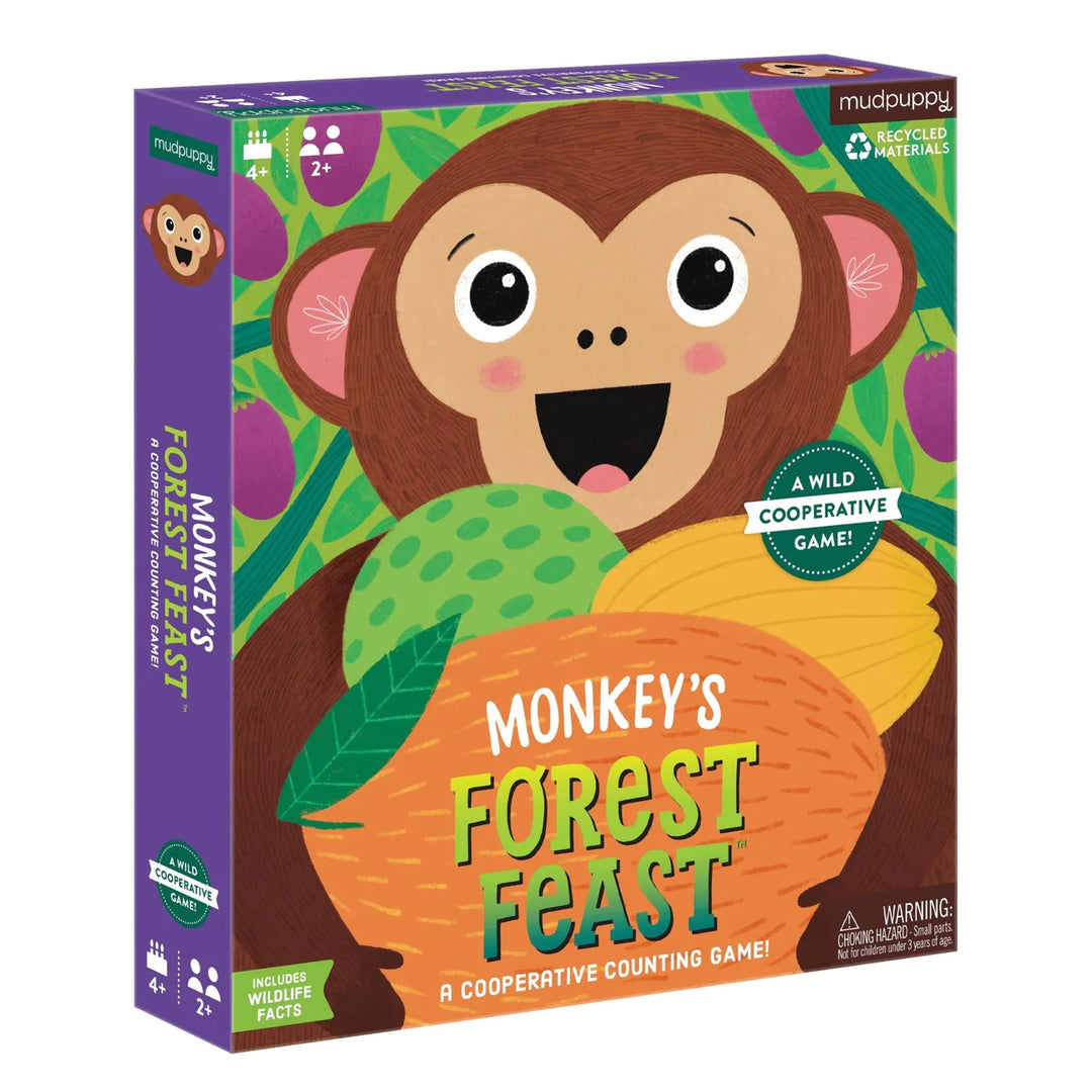Mudpuppy Monkey's Forest Feast Cooperative Game |Mockingbird Baby & Kids