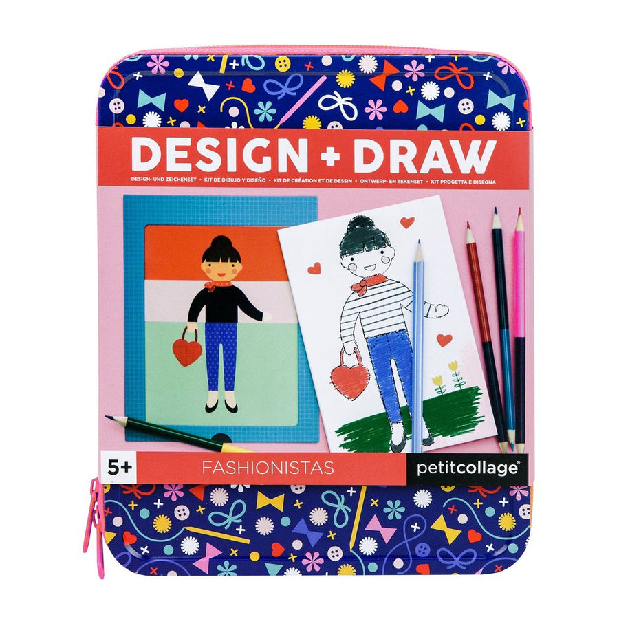 Petit Collage Design + Draw Fashionistas
