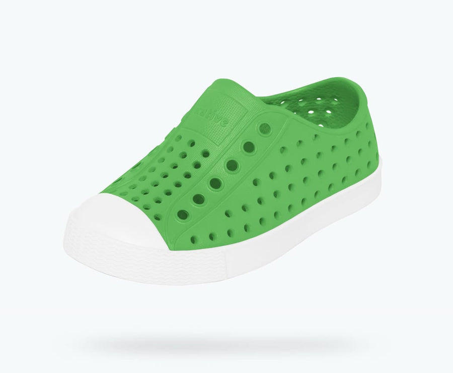 Native Shoes Jefferson Slip-Ons, Grasshopper Green / Shell White |Mockingbird Baby & Kids